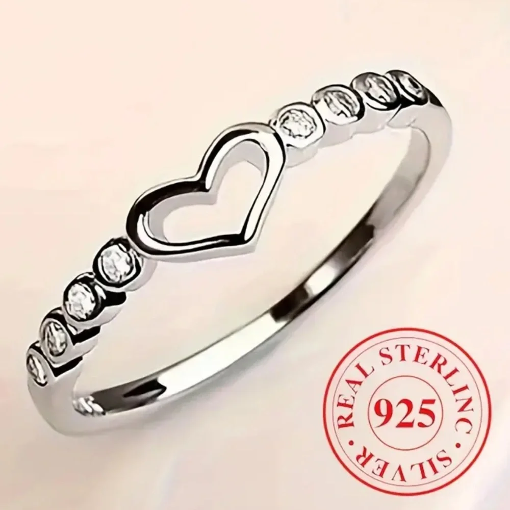 925 Sterling Silver Heart Ring